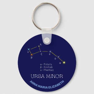 Porte-clés Constellation de l'hémisphère Nord Ursa mineure
