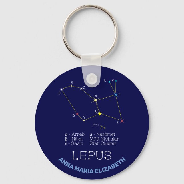Porte-clés Constellation de l'hémisphère sud (Recto)