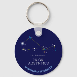 Porte-clés Constellation de l'hémisphère Sud Piscis Austrinus