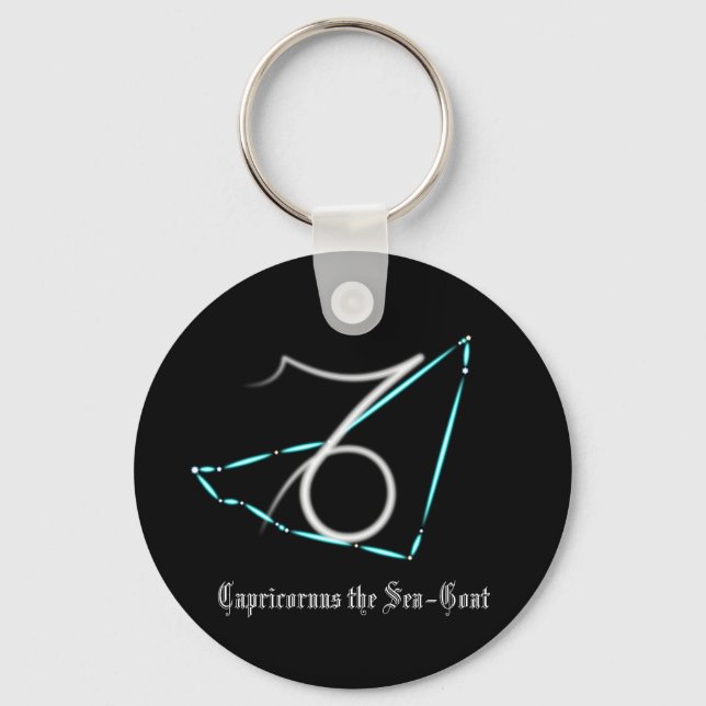 Porte-clés constellation du zodiaque Capricorne (Recto)