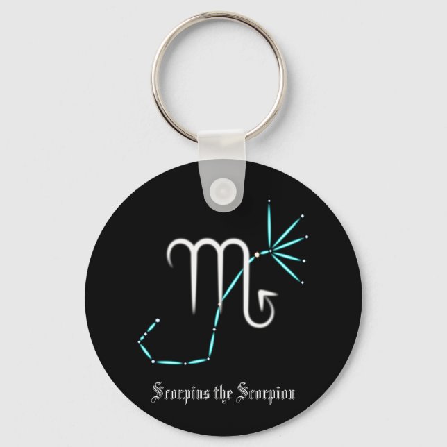 Porte-clés constellation du zodiaque Scorpion (Recto)