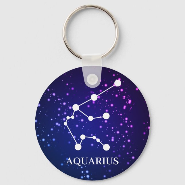 Porte-clés Constellation Zodiaque Aquarius (Recto)
