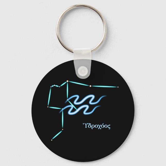 Porte-clés Constellation Zodiaque Aquarius Porte - clé (Recto)