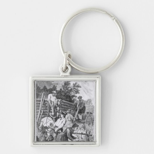 Porte-clés Construction du Rondin-Cabine (Devant)