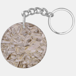 Porte-clés Construction OSB style contreplaqué