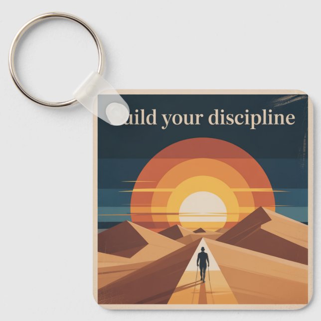 Porte-clés Construire Votre Discipline (Recto)