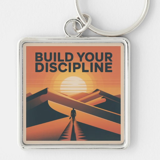 Porte-clés Construisez Votre Discipline (Devant)