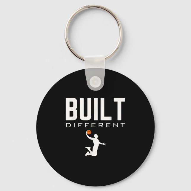 Porte-clés Construite Non Née _ Bodybuilding Motivational Fit (Recto)