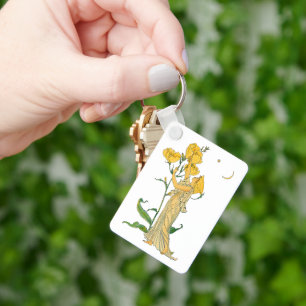 Porte-clés Conte de fées vintage, Primevère, Walter Crane