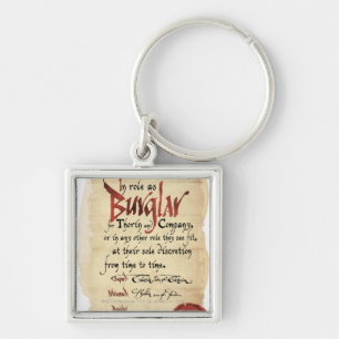 Porte-clés Contrat de cambriolage