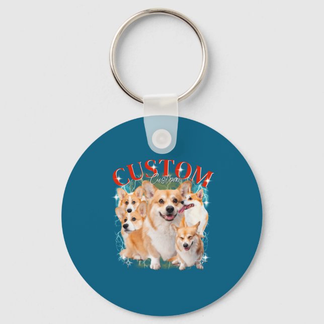 Porte-clés Contrefaçon Animaux Chien Chat Drôle 1bk1  (Recto)