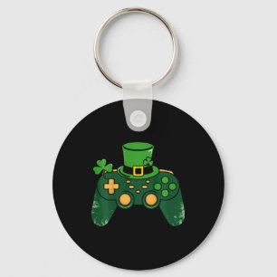 Porte-clés Contrôleur de jeu pour enfants St Patricks Day Trè