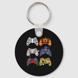 Porte-clés Contrôleurs de jeu squelette zombie Halloween Mumm
