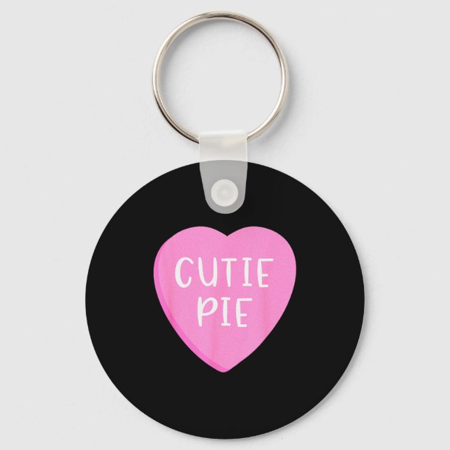 Porte-clés Conversation Candy Heart Cutie Pie Valentines Day  (Recto)