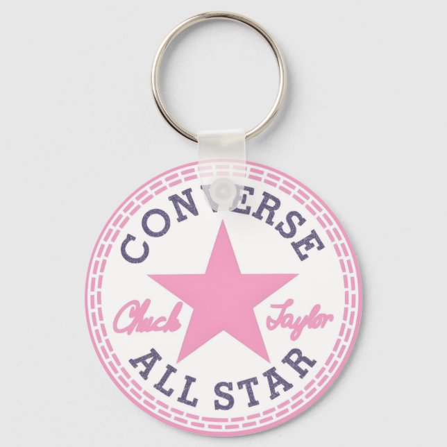 Porte-clés Converse All Star rose (Recto)