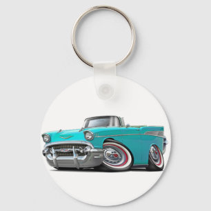 Porte-clés Convertible 1957 de turquoise de Chevy Belair