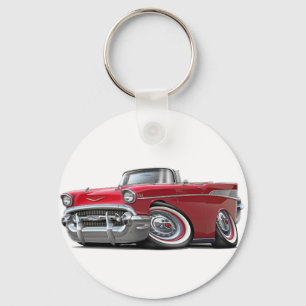 Porte-clés Convertible 1957 rouge de Chevy Belair