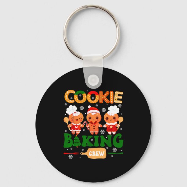 Porte-clés Cookie Baking Crew Gingerbread Cooking Lover Xmas  (Recto)