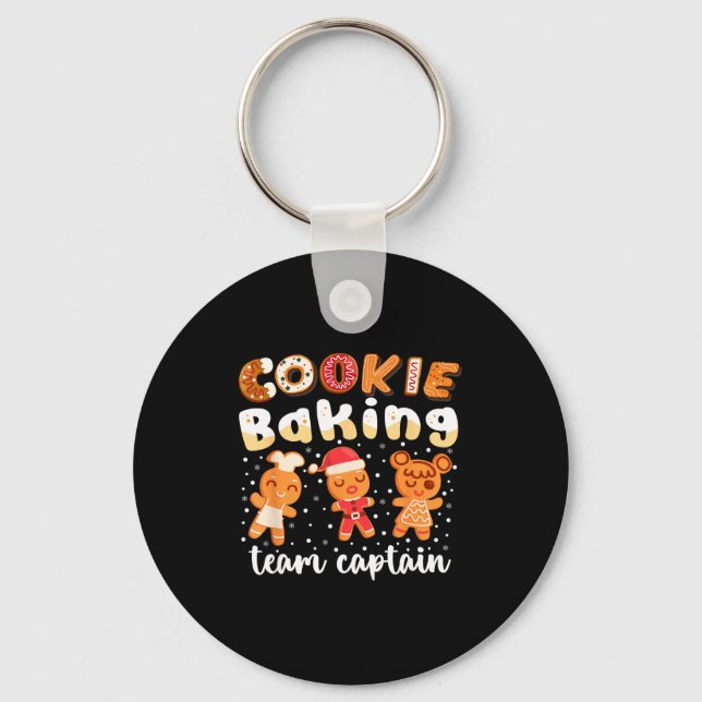 Porte-clés Cookie Baking Team Captain Christmas Gingerbread F (Recto)