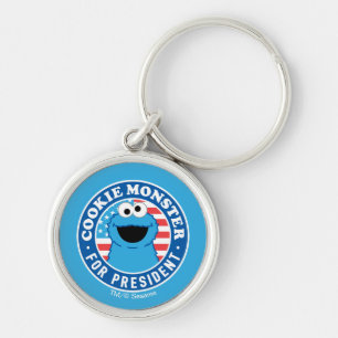 Porte-clés Cookie Monster président