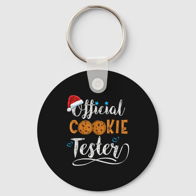 Porte-clés Cookie Tester Christmas Baking Team  (Recto)