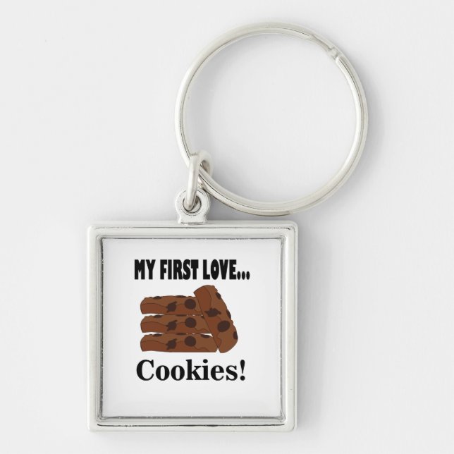 Porte-clés Cookies Mon Premier Amour Biscuit  (Devant)