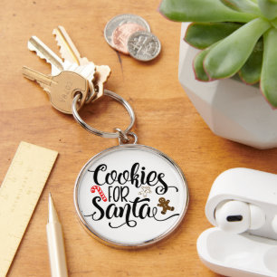 Porte-clés Cookies pour Père Noël Fun Christmas