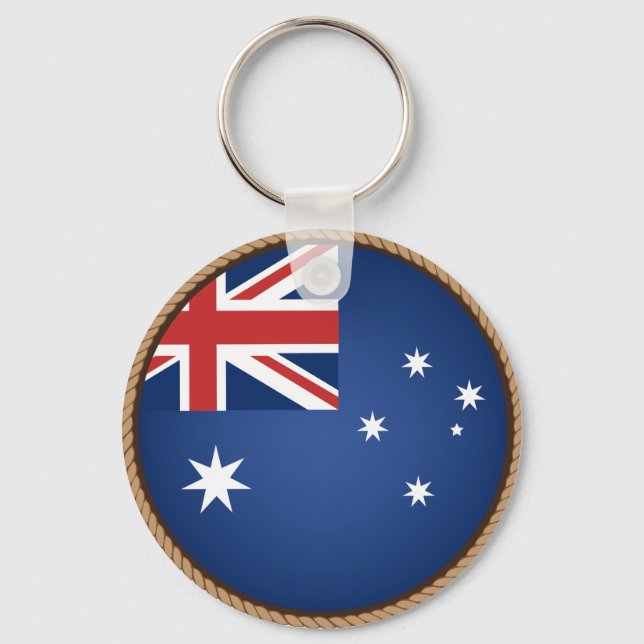 Porte-clés Cool Australie Porte - clé du drapeau (Recto)