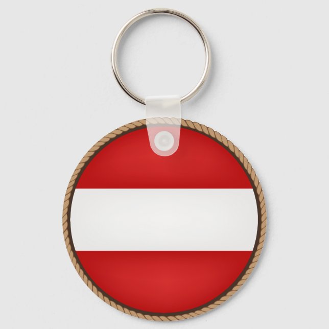 Porte-clés Cool Austria Flag Seal (Recto)