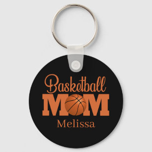 Porte-clés Cool Basketball sport maman ajouter le nom