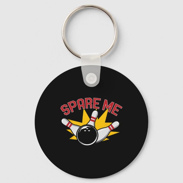 Porte-clés Cool Bowling Nouveauté Pour Hommes Femmes Bowling  (Recto)