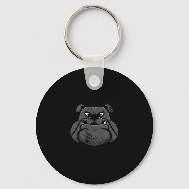 Porte-clés Cool Bulldog Amoureux des chiens Dons Idée (Recto)