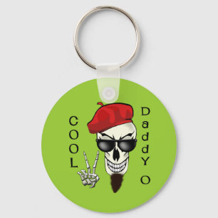 Porte-clés Cool Daddy - O Beatnik Skull