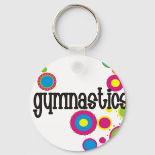 Porte-clés Cool de gymnastique Pois
