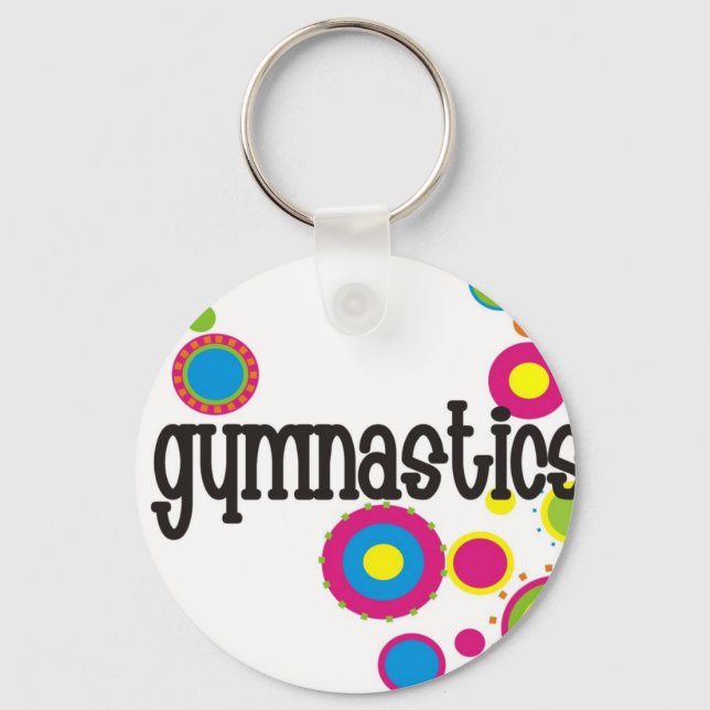 Porte-clés Cool de gymnastique Pois (Recto)