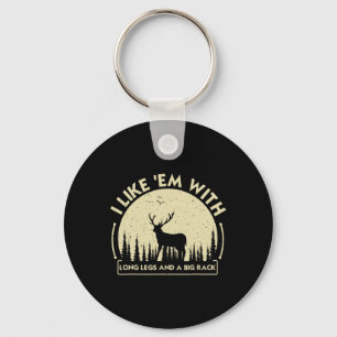 Porte-clés Cool Deer Chasse Art Pour Hommes Femmes Chasse Wil