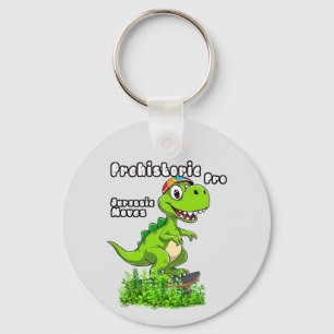 Porte-clés Cool Dino on a Skateboard