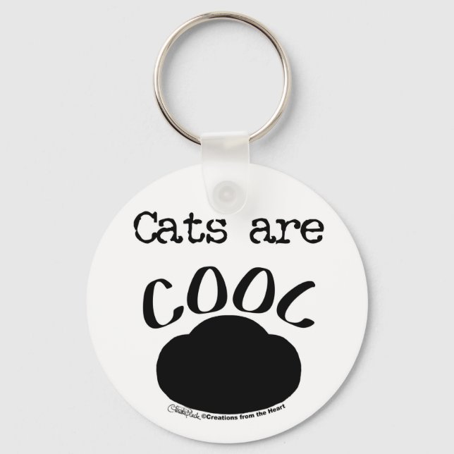 Porte-clés Cool Empreinte de patte (Recto)
