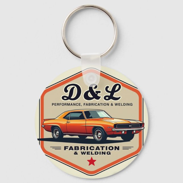 Porte-clés Cool Hotrod Key Fob (Recto)