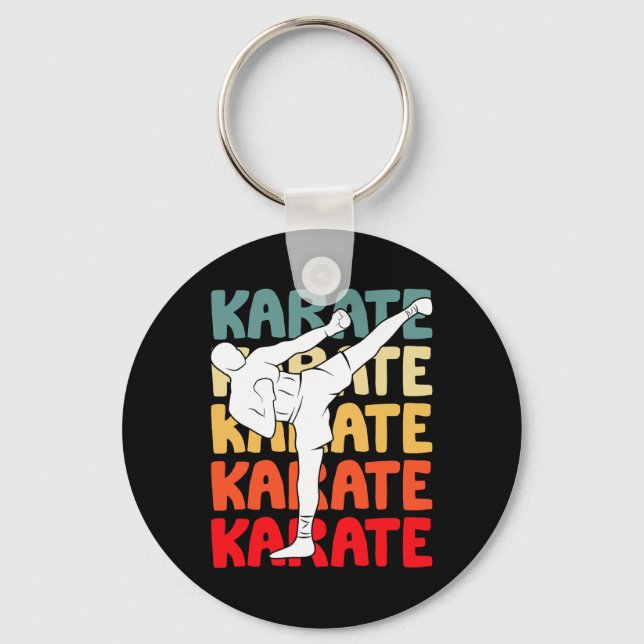 Porte-clés Cool Karate Idées cadeaux Garçons Karate (Recto)