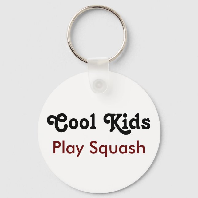 Porte-clés Cool Kids Play Squash (Recto)