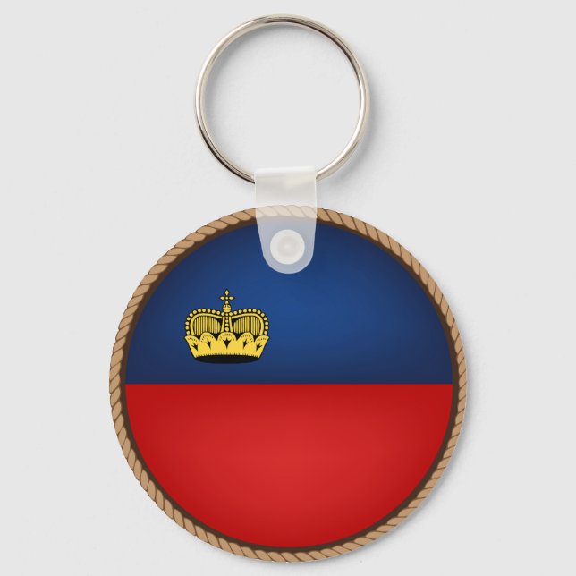 Porte-clés Cool Liechtenstein Flag Seal (Recto)