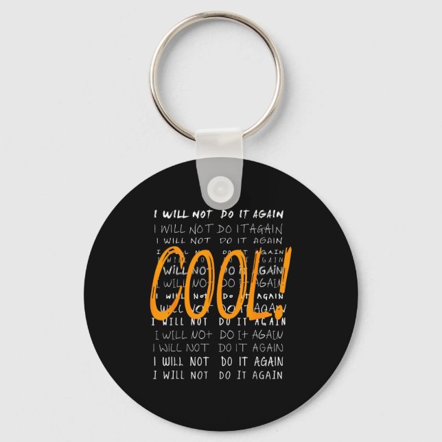 Porte-clés Cool Men Women Text Quote Graphic Art Family Frien (Recto)