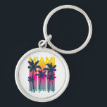 Porte-clés Cool Miami Florida Graphic Design Tee - shirts, I<br><div class="desc">Cool Miami Floride Graphic Design Tee - shirts,  I Love Miami,  Miami</div>