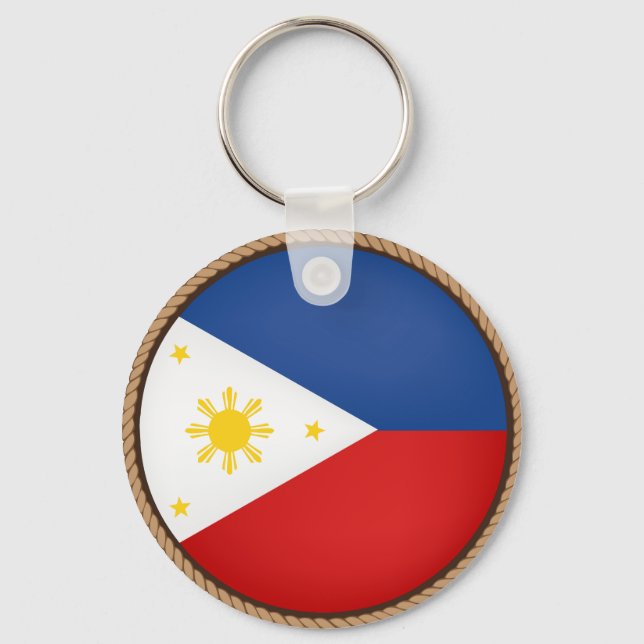 Porte-clés Cool Philippines Drapeau (Recto)