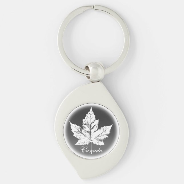 Porte-clés Cool Porte - clé Souvenir Canada Maple Leaf Cadeau (Devant)