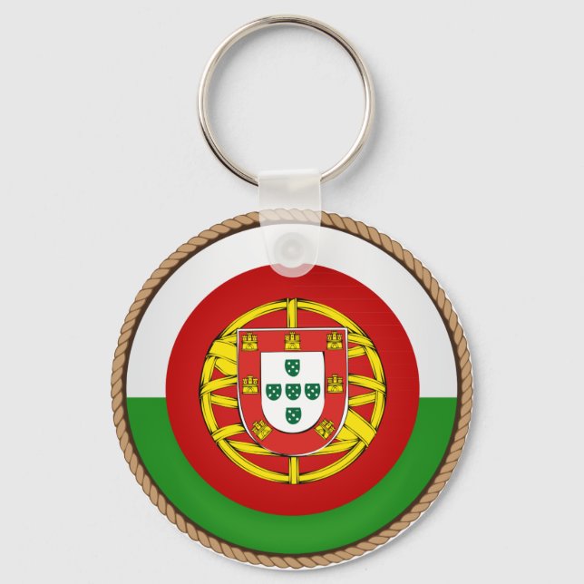Porte-clés Cool Portugal Flag Seal (Recto)