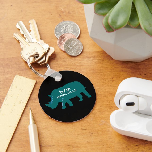Porte-clés Cool Rhinoceros Keychain (Bureau)