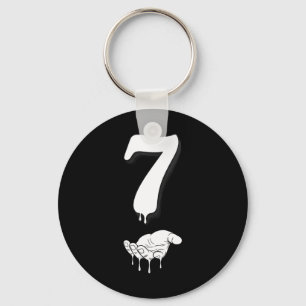 Porte-clés Cool Six Seven 6 7 Mème Costume Slang Gen Alpha Ma