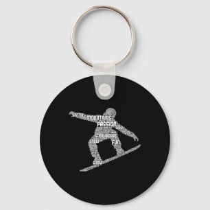 Porte-clés Cool Snowboarder Vêtements et idées cadeaux Hommes